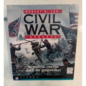 Sierra Civil War General PC Game Win 95 3.1 New Vintage Strategy Retro Big Box